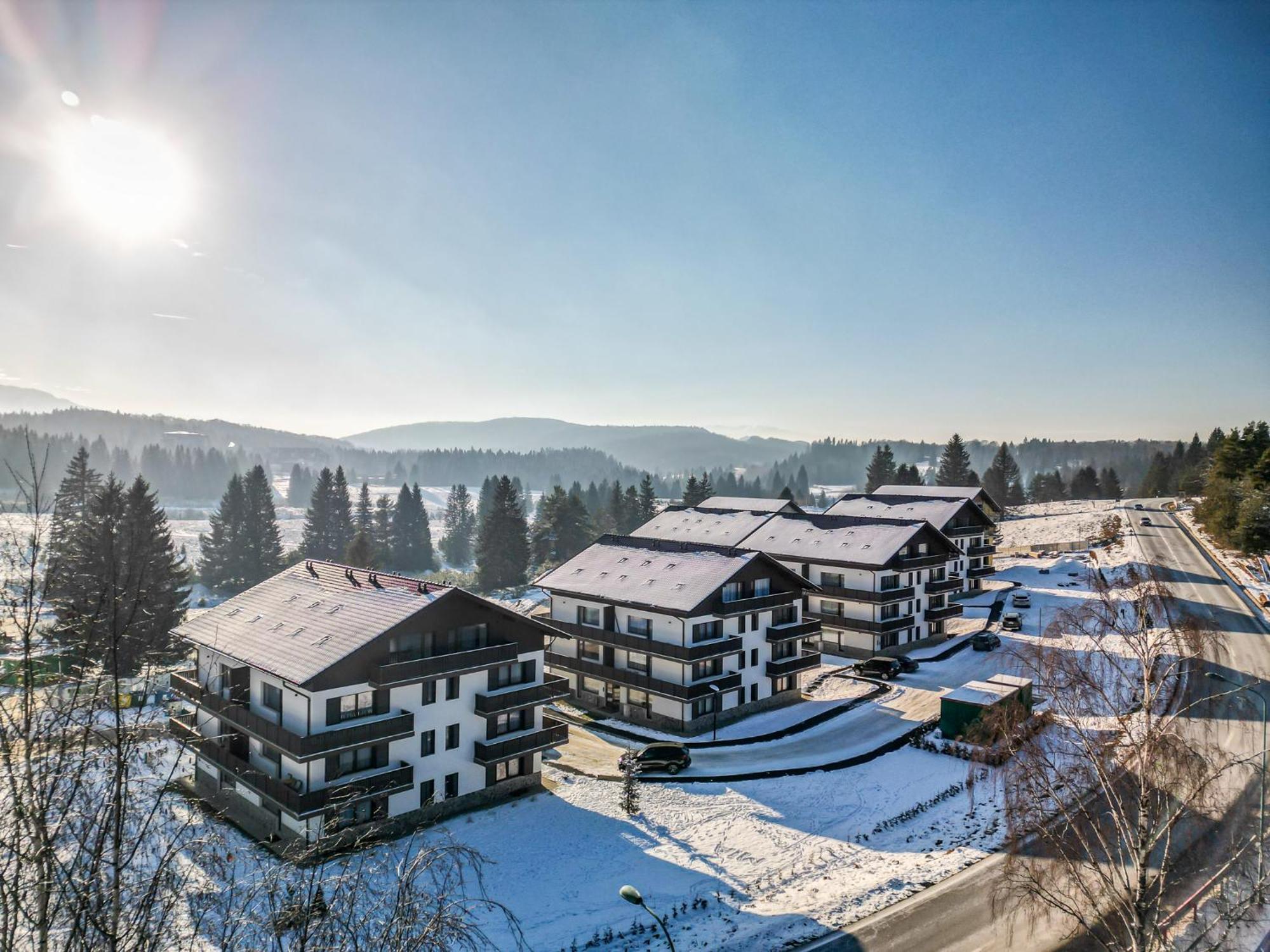 Albert Residence Aparthotel Grand Chalet With Free Spa Access To Alpin Resort Poiana Brasov Exteriör bild